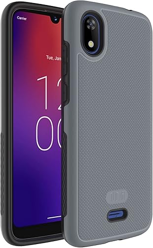 TUDIA DualShield Grip - Funda de teléfono compatible con Moxee M2160 MH-T6000 MergeGrip a prueba de golpes grado militar delgada protección