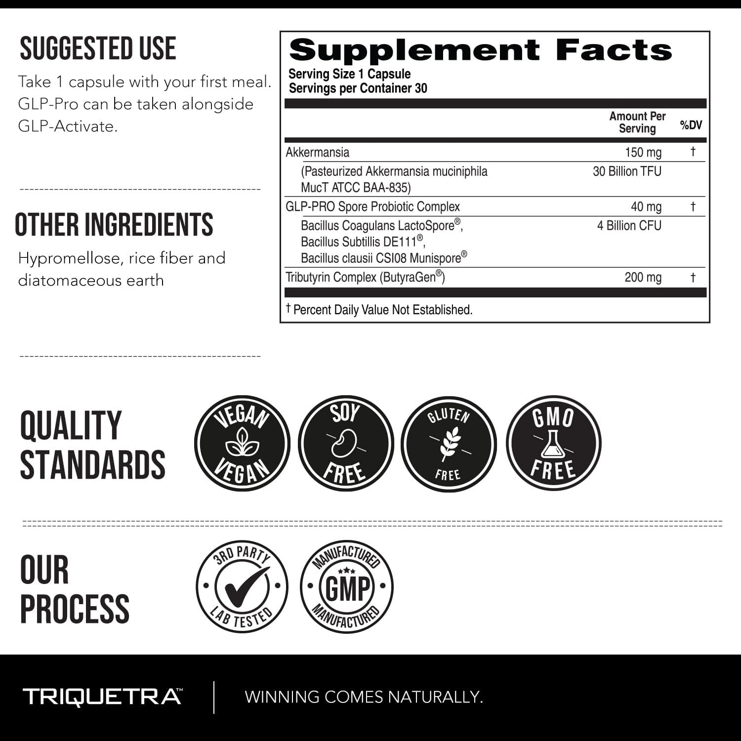 GLP-Pro™: Probiotic & Postbiotic Blend for Natural GLP-1 Support — Akkermansia MucT™, ButyraGen® Butyrate Generator & Spore Bacillus — Healthy Appetite, SCFA & Metabolic Balance — 30 Count - Image 6