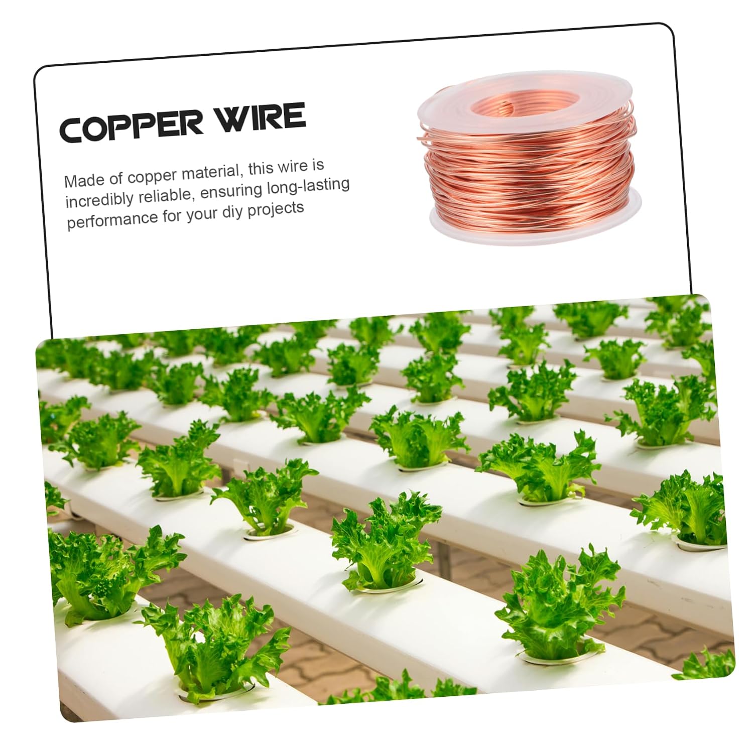 40m Pure Copper Wire Long for DIY Crafts Gardening and Antenna Projects Lightweight High Strength Versatile Copper Wire for Plant Support and Art Creations