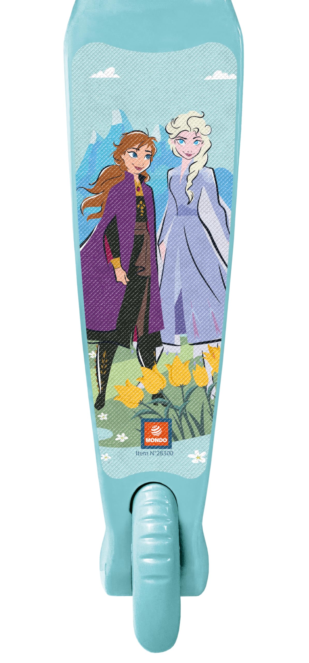 Mondo Toys - Monopattino 3 ruote - Twist & Roll Frozen - freno di sicurezza posteriore - rosa/azzurro - 28300