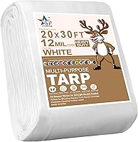 Vista 14 de STARPYNG -Lona de polietileno resistente, impermeable, resistente a los rayos UV, resistente a la intemperie, para automóviles, barcos, patios