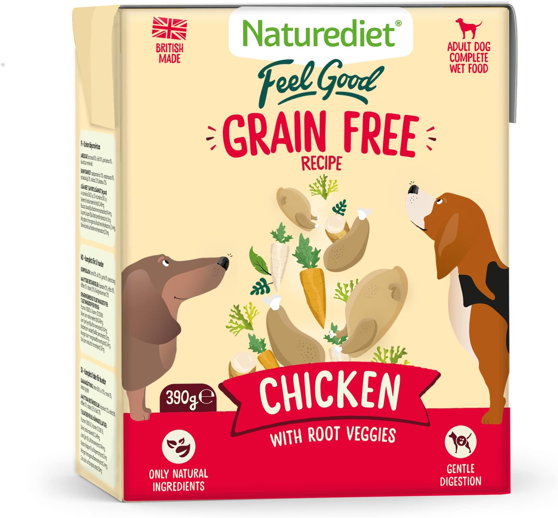 Naturediet Feel Good Wet Dog Food, Natural and Nutritionally Balanced