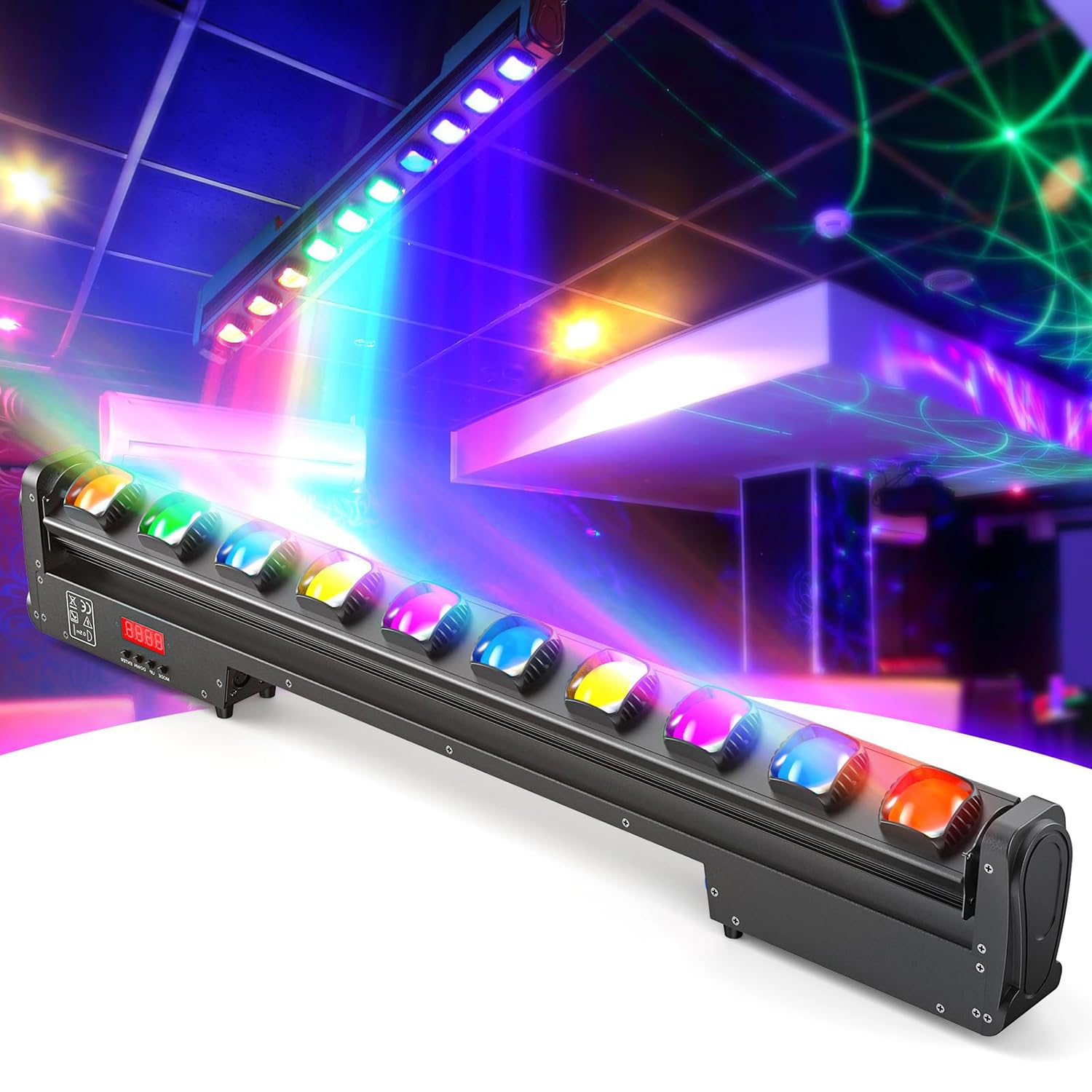 Amazon.co.jp: ステージライト 10x25W ストロボビーム 10 アイ