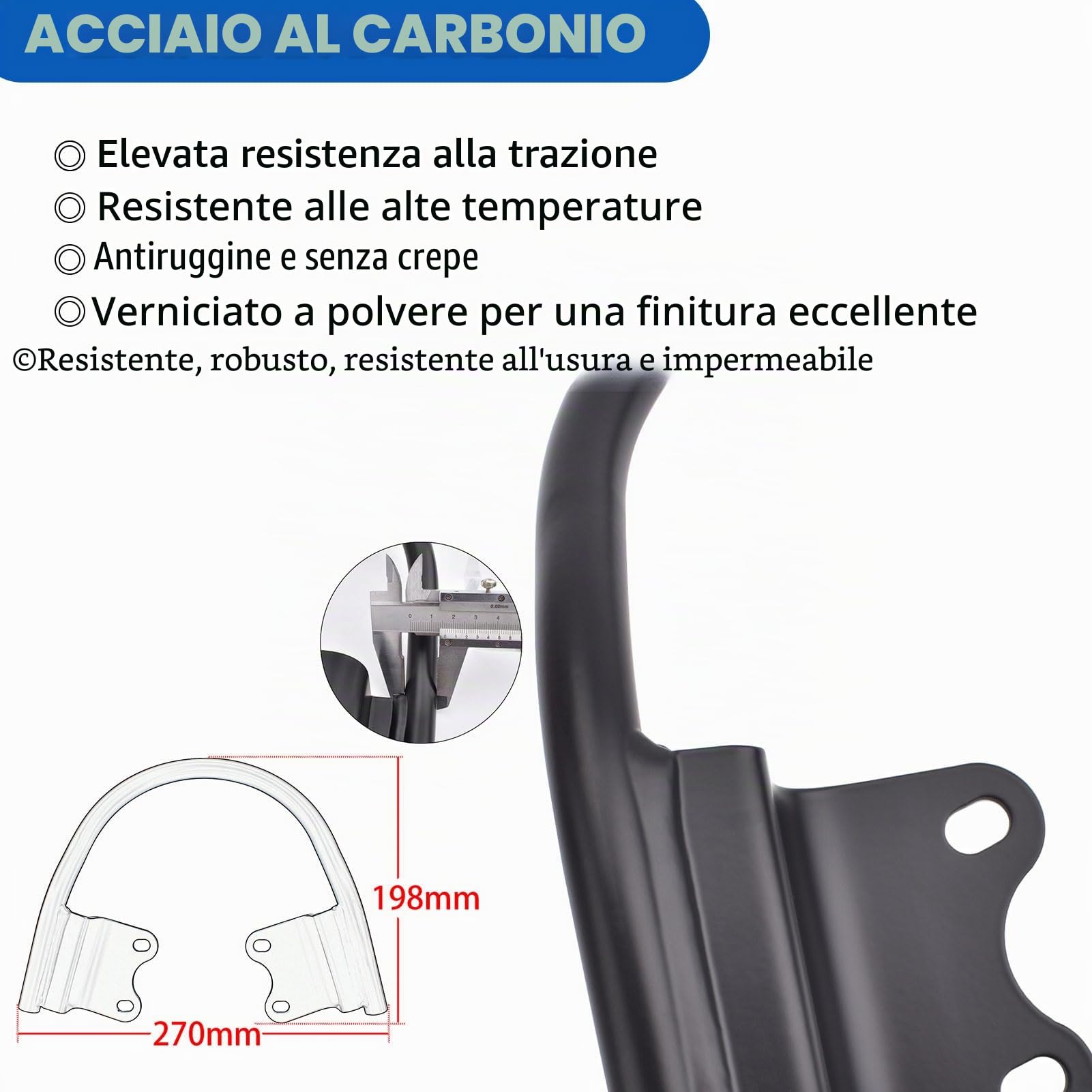 Maniglie per barra di sostegno per sedile posteriore passeggero, maniglia per bracciolo del sedile, portapacchi adatto per Street Twin 900 2016-2023 Speed ​​Twin 900 Accessori 2023-2024