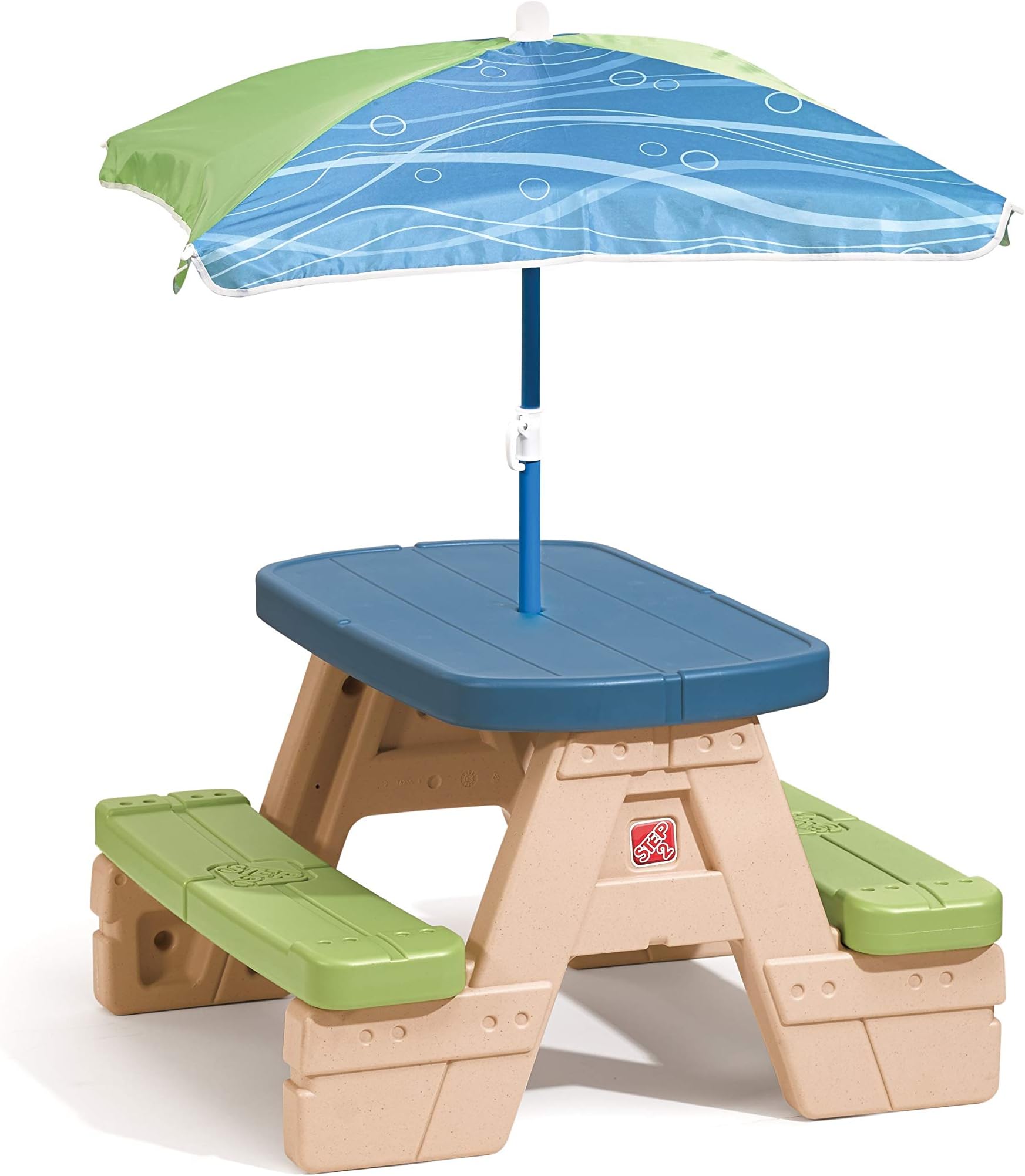 Sit and Play Picnic Table with Umbrella