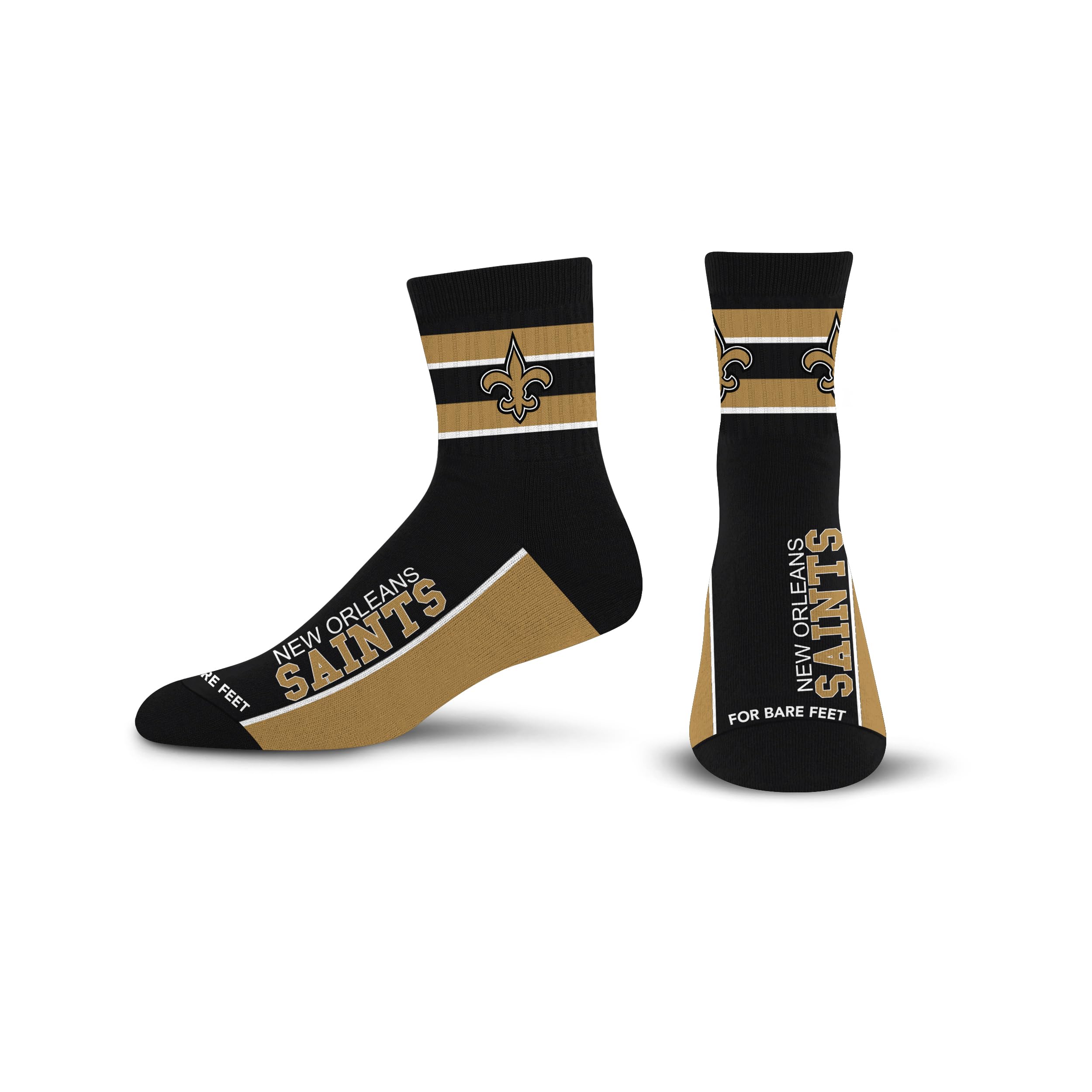 For Bare Feet Men's Lil' Deuce Quarter Sock