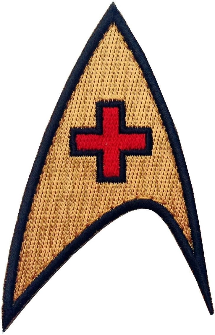 Iron on Medic Cross Star Trek Original Series Starfleet Patch by Titan One