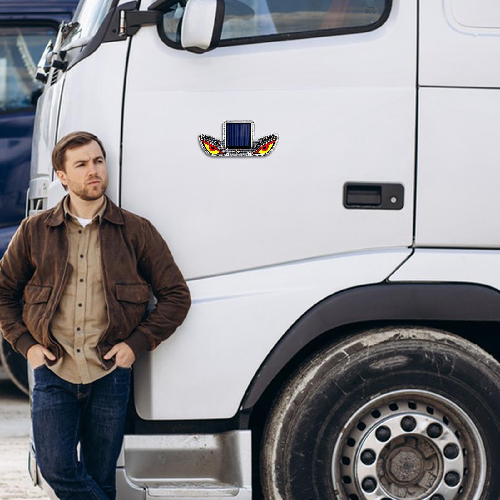 Di Avvertimento A LED Per Camion Indicatore Di Allarme Lampeggiante | Luce Di Sicurezza Ad Energia Solare Con Allarme Auto SUV Camper Furgone Viaggio E Guida Notturna