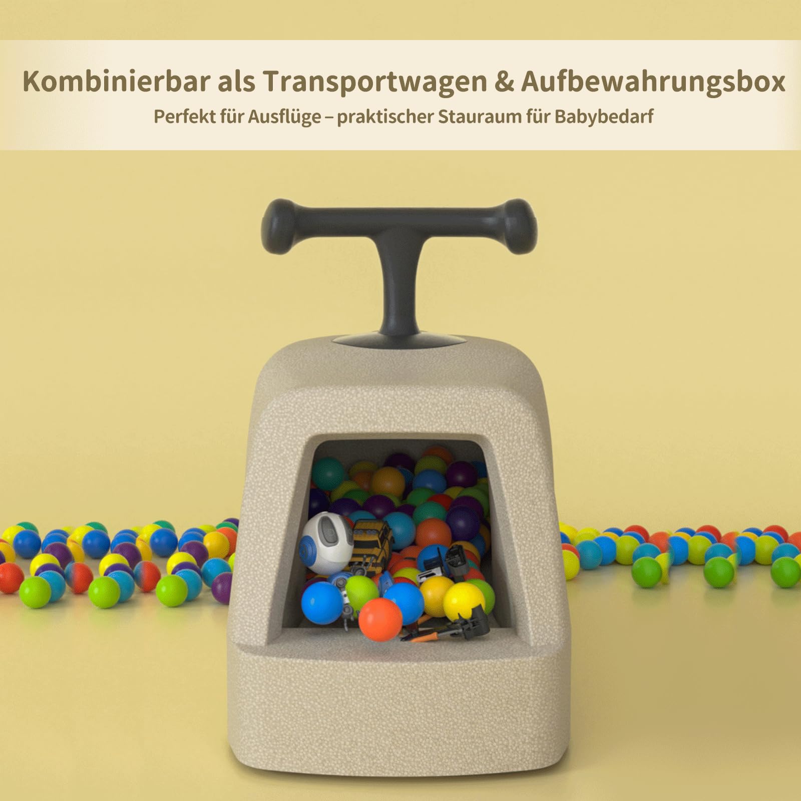 Babyrutscher,Babyroller,Babyrollbrett für+6 Monaten,3in1 Rutscher,Baby-Walker,Ride-On und Caster-Board, ab 6 Monaten bis 25kg,Baby Lauflernhilfe,Rutschfahrzeug,Multifunktion Montessori Spielzeug