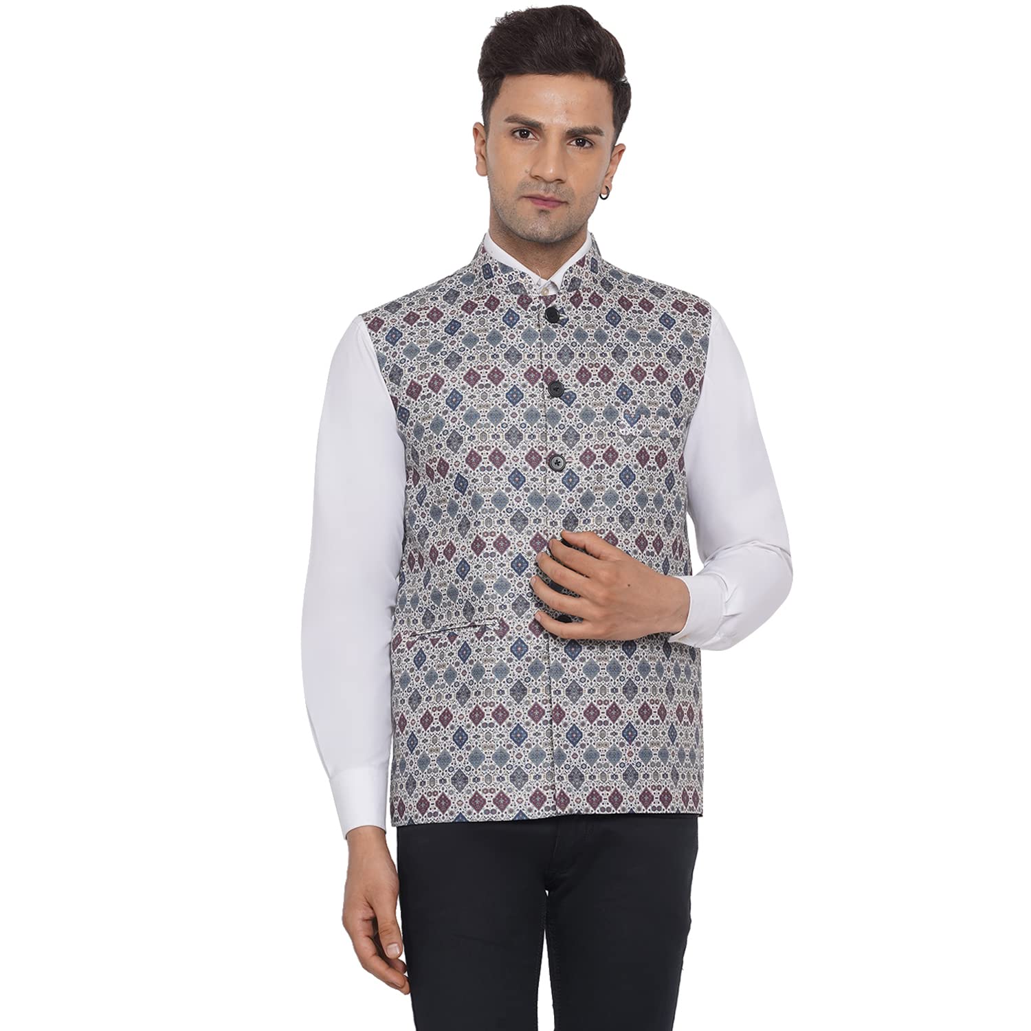 veera paridhaan Men's Banarasi Nehru Jacket (VP007307)-picture-15