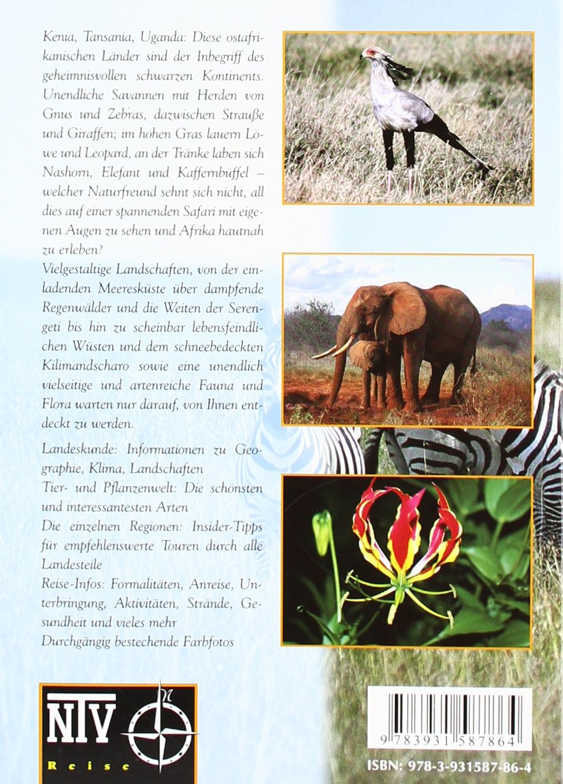 Kenia, Tansania, Uganda: Flora, Fauna, Strände, Reiserouten, Naturschutz, Nationalparks (Reiseführer)