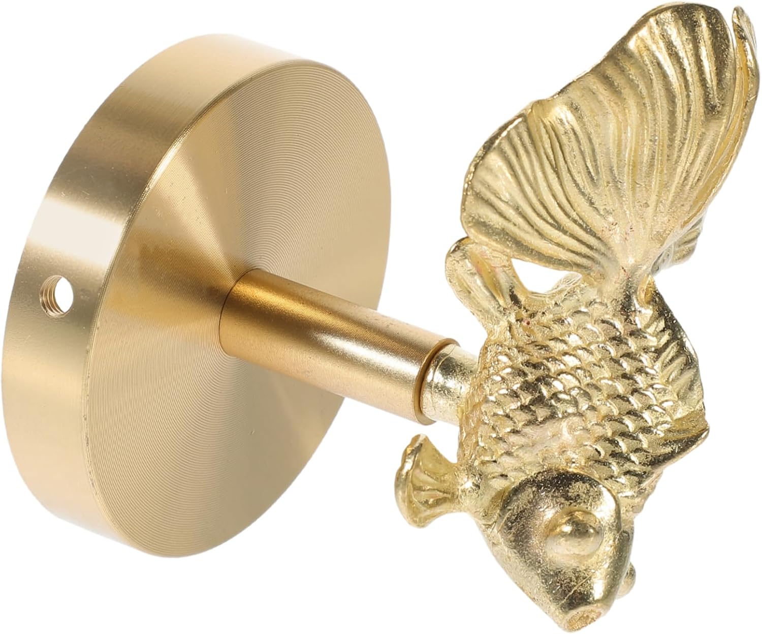 VALICLUD Antique Hook Goldfish Style Wall Mount Metal Coat Hooks for Wall Hanging Easy Install