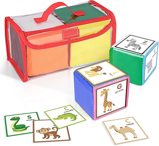 Godery DIY Education Playing Game Dice, Pocket Cubes for Teaching (Set of 2)
