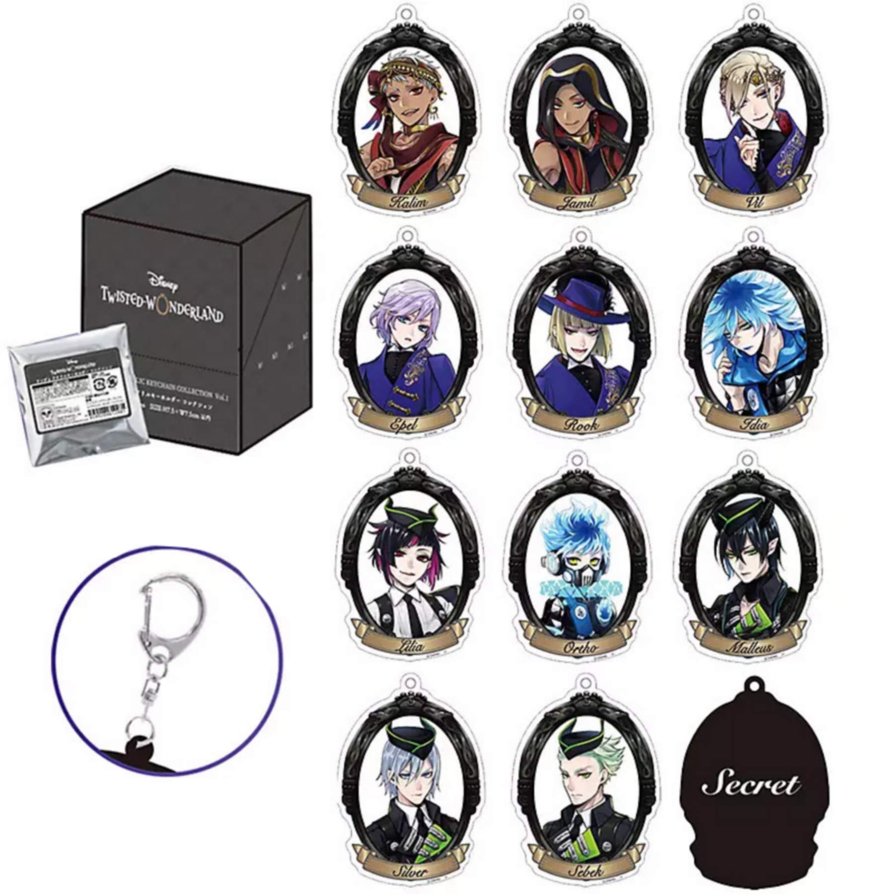 アクリルキーホルダー Vol.2ツイステッドワンダーランド まとめ売 バラ対応可 Disney（ディズニー） ツイステ アクリルキーホルダー vol2