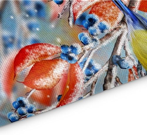 Miniatura 3 de Funny Bird Decor Placemats Set of 4 Table Mats Washable Placemat Waterproof Place Mats for Party Home Dining Table Decor 18x12 in