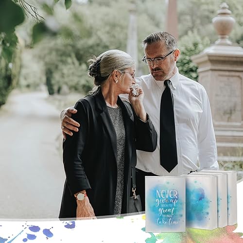 Miniatura 5 de Inspiration Words - Pañuelos faciales de teñido anudado, pañuelos de viaje, tamaño de bolsillo, pañuelos faciales para invitados de graduación, 8