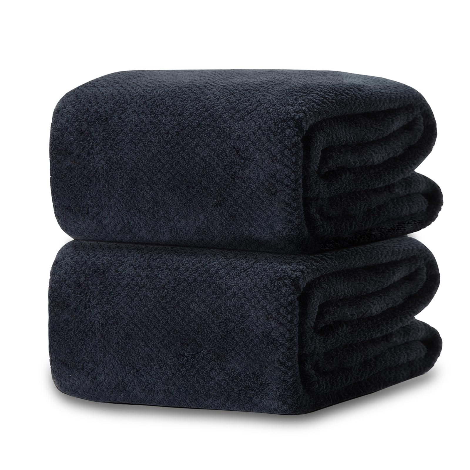 Feyocn 2 Pack 40"x 80" Extra Large Bath Towel Sheet Set, Oversized Bath Sheet Towels for Adults Soft Highly Absorbent Quick Dry Towels Set for