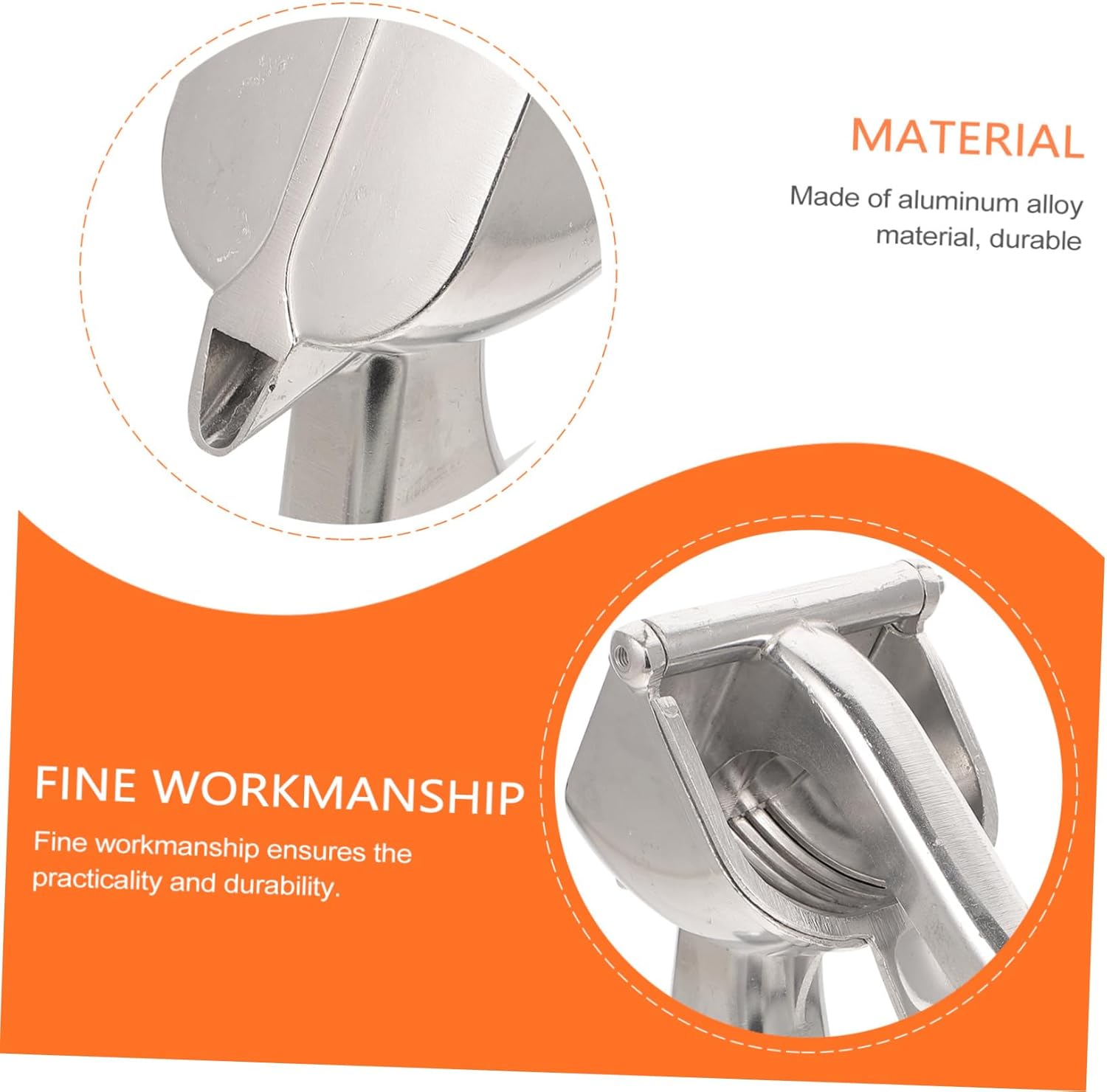 PRETYZOOM Manual Juicer Machines Cold Pressed Juicer for Lemon Pomegranate Aluminum Alloy Home