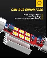Vista 5 de AUXITO 578 Bombillas LED blancas de 1.614 in 1.654 in 212-2 211-2 Festoon Bombillas LED CANBUS sin errores 3030 chipsets para mapa, cúpula