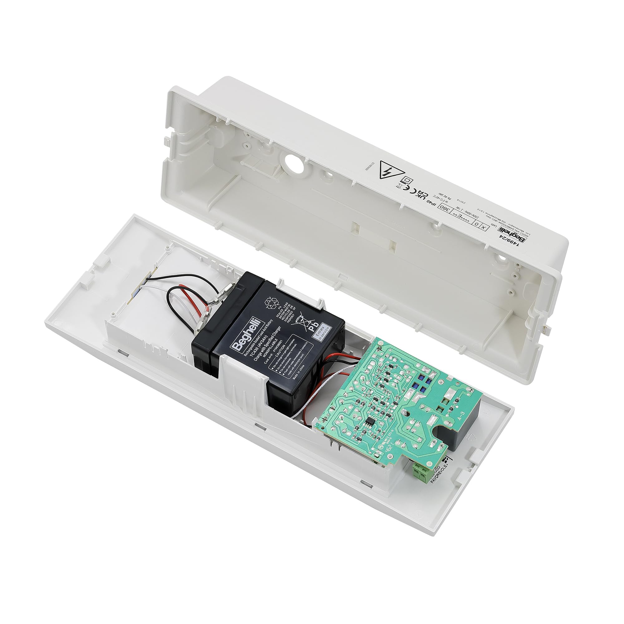 Beghelli BEG1499/24 Plafoniera Emergenza LED 24 W, Multicolore