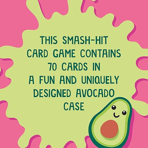 Miniatura 6 de Ridley's Avocado Smash! Juego de cartas de acción familiar de 71 piezas con estuche de almacenamiento, 1 unidad