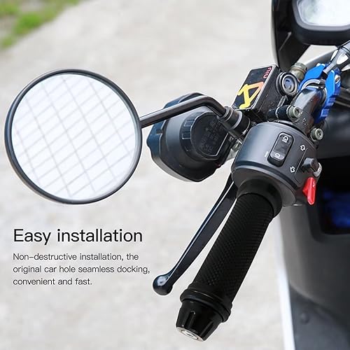 Miniatura 4 de 1 par de manillar de goma de gel de aluminio para motocicleta para Kawasaki Versys 650 2013-2018