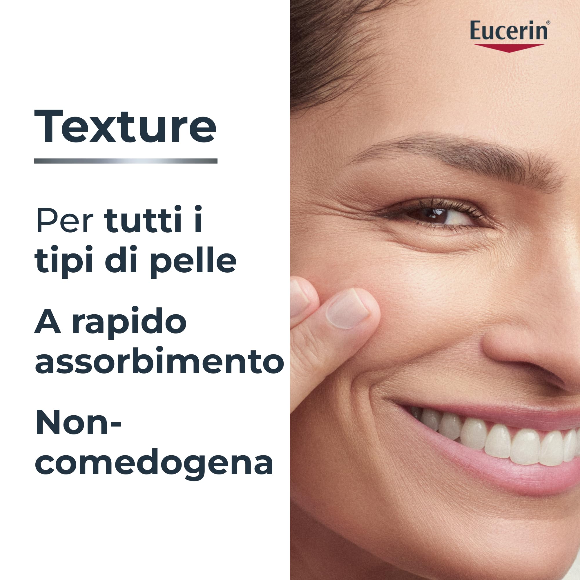 Eucerin Hyaluron-Filler Crema Notte 50 ml, Crema viso antirughe e antiossidante, Skincare con Acido Ialuronico, Rigenera e protegge la pelle, Per tutti i tipi di pelle, anche sensibile