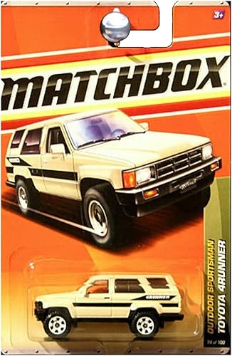 Matchbox 2011 Outdoor Sportsman 74 de 100 Toyota 4Runner (Bronceado/Negro)