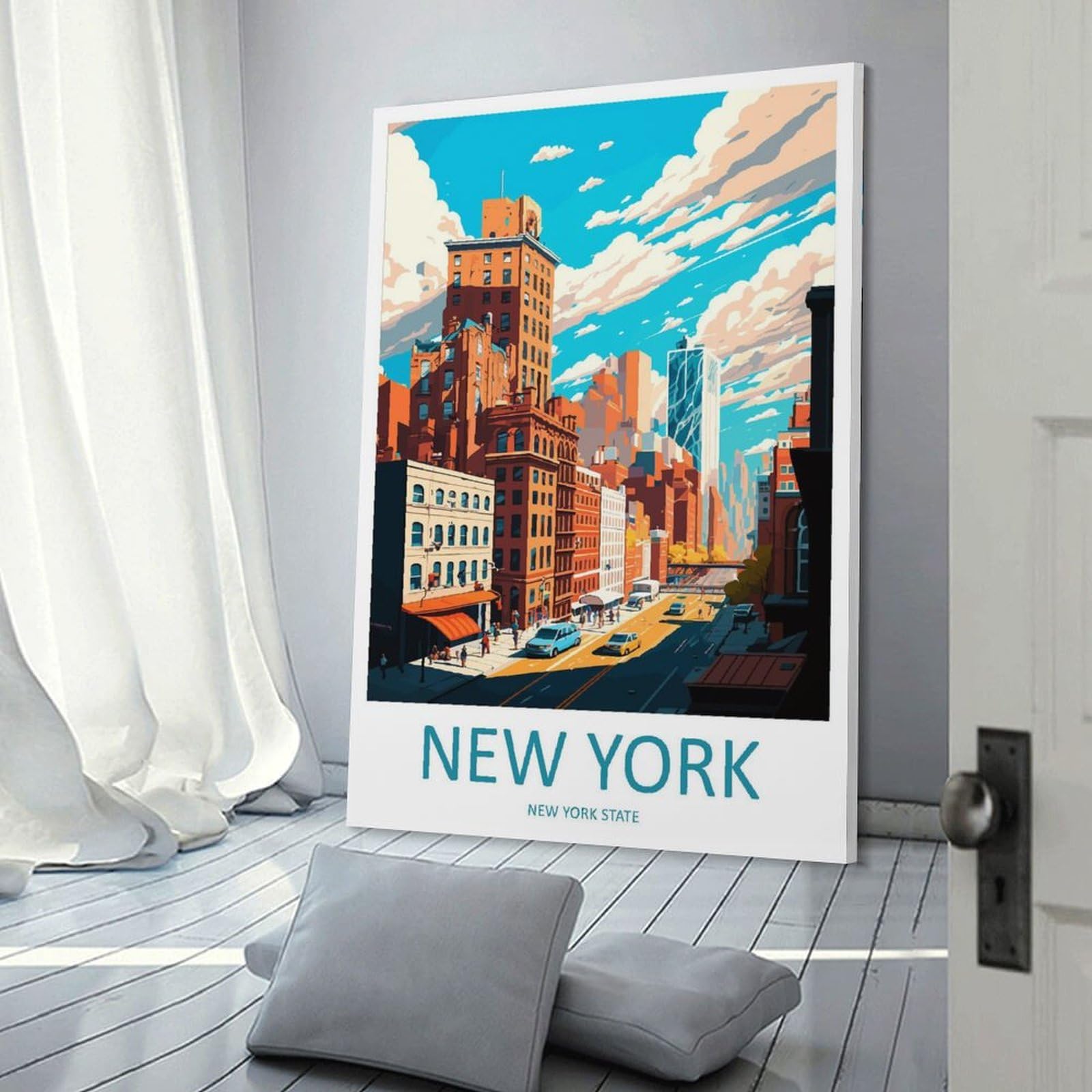 Amazon.com: ZJLAMZ New York Travel Print New York Décor New York