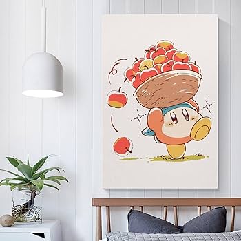 Amazon.co.jp: 星のカービィ ワドルディ アートポスター 飾り絵