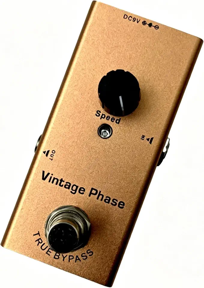 Pedal Guitarra Metal Distorção Overdrive Reverb Baixo (Vintage Phase)