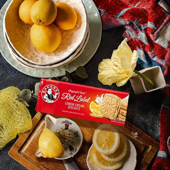 Bakers Red Label Lemon Creams Galletas 200g - Pack de 2 miniatura 4