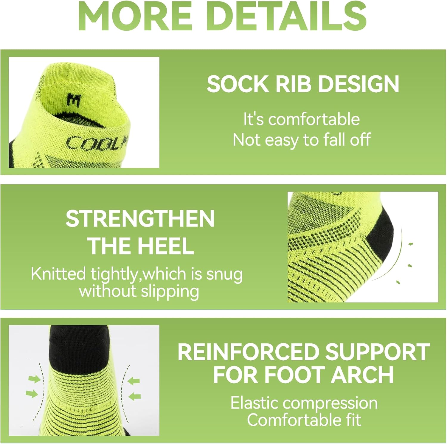 Toe Socks Cool-max Running Socks for Men Women 3 Pairs Athletic Breathable Five Finger Socks