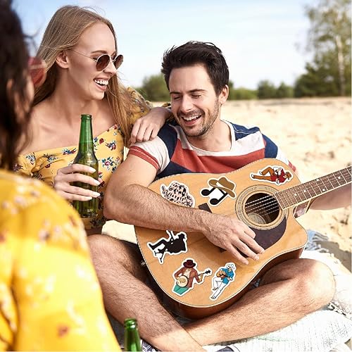 Miniatura 5 de 100 calcomanías de país occidental, calcomanías de vaquero y vaquera Zach Bryan para Hydro Flask, Kindle, laptop, botella de agua, parachoques,