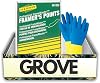 Fletcher-Terry Professional FrameMaster Framers Points 3000 pk Bundle with Cleaning Gloves – Durable Framing and Glazing Points for Window Repair and Reglazing – Gift Set 2 Items