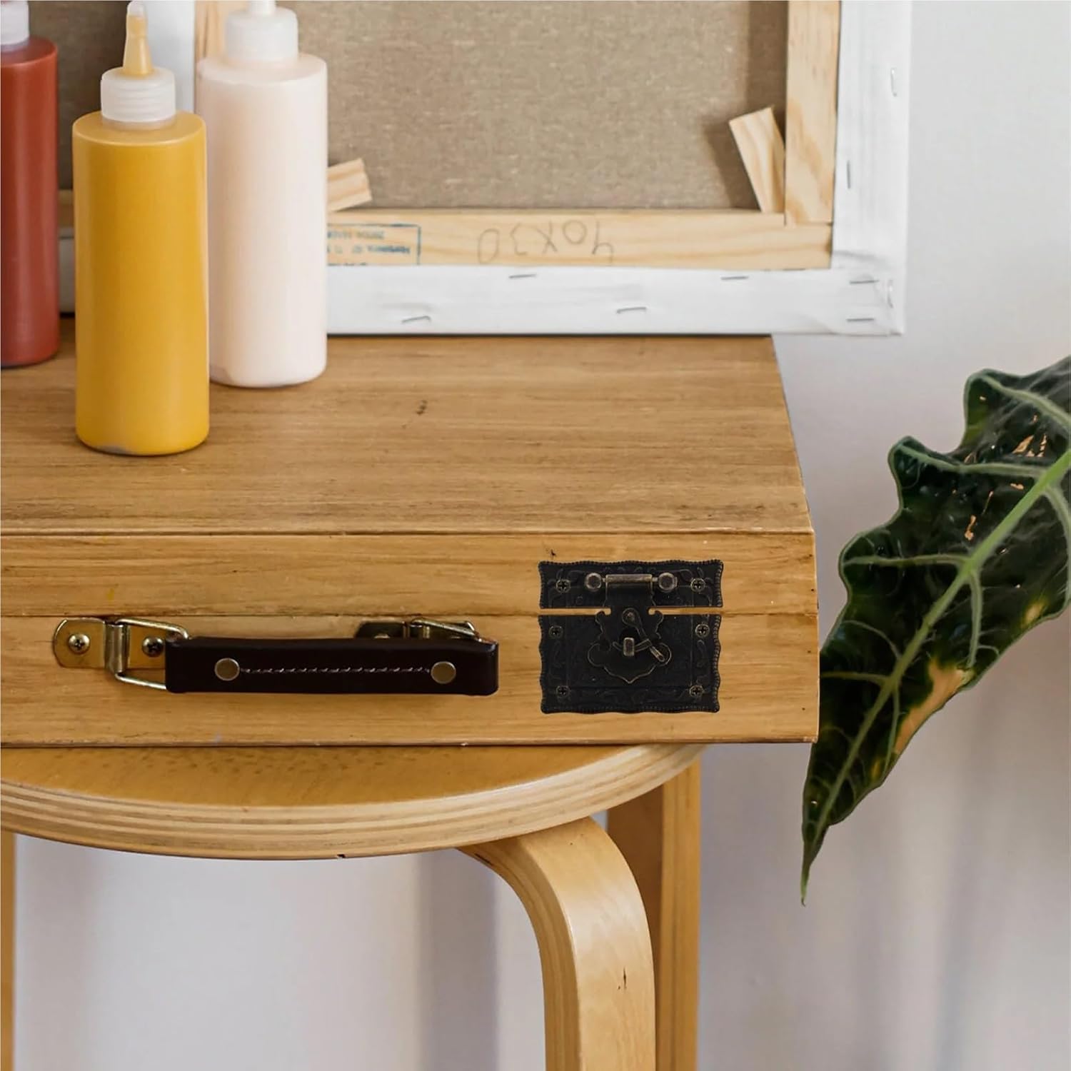 Jewelry Box Latch 20/40/80pcs Metal Hasp for Gift Box Buckle Latch for Jewelry Case Closure Small Replacement Lock Hardware Clasp(40pcs)