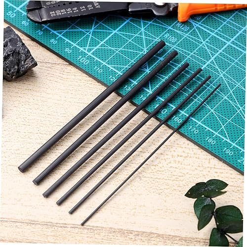 Miniatura 4 de Cañas de fibra de carbono para reparación de puntas de caña de pescar, varillas de carbono sólido para agua dulce y salada, kit de reparación de