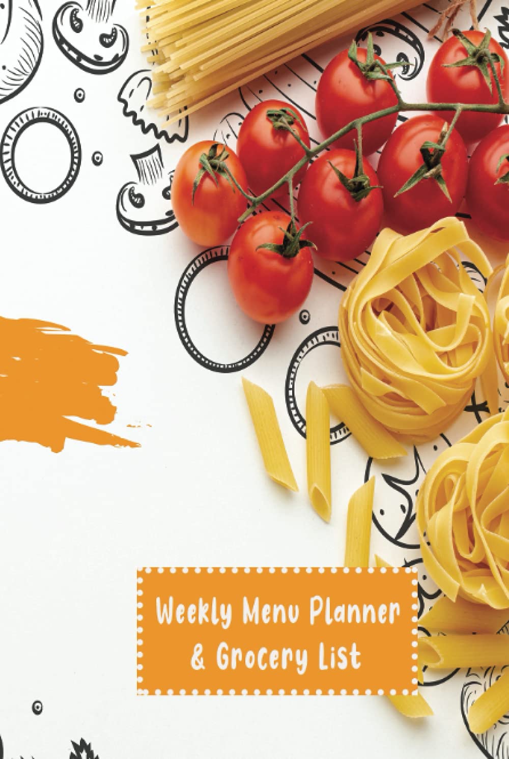Weekly Menu Planner and Grocery List: 96 Weeks of Meal Planning Track (Food Planner / Diary / Log / Journal / Calendar) with Fridge Inventory Tracker for Busy Mom, Business Girls, ...