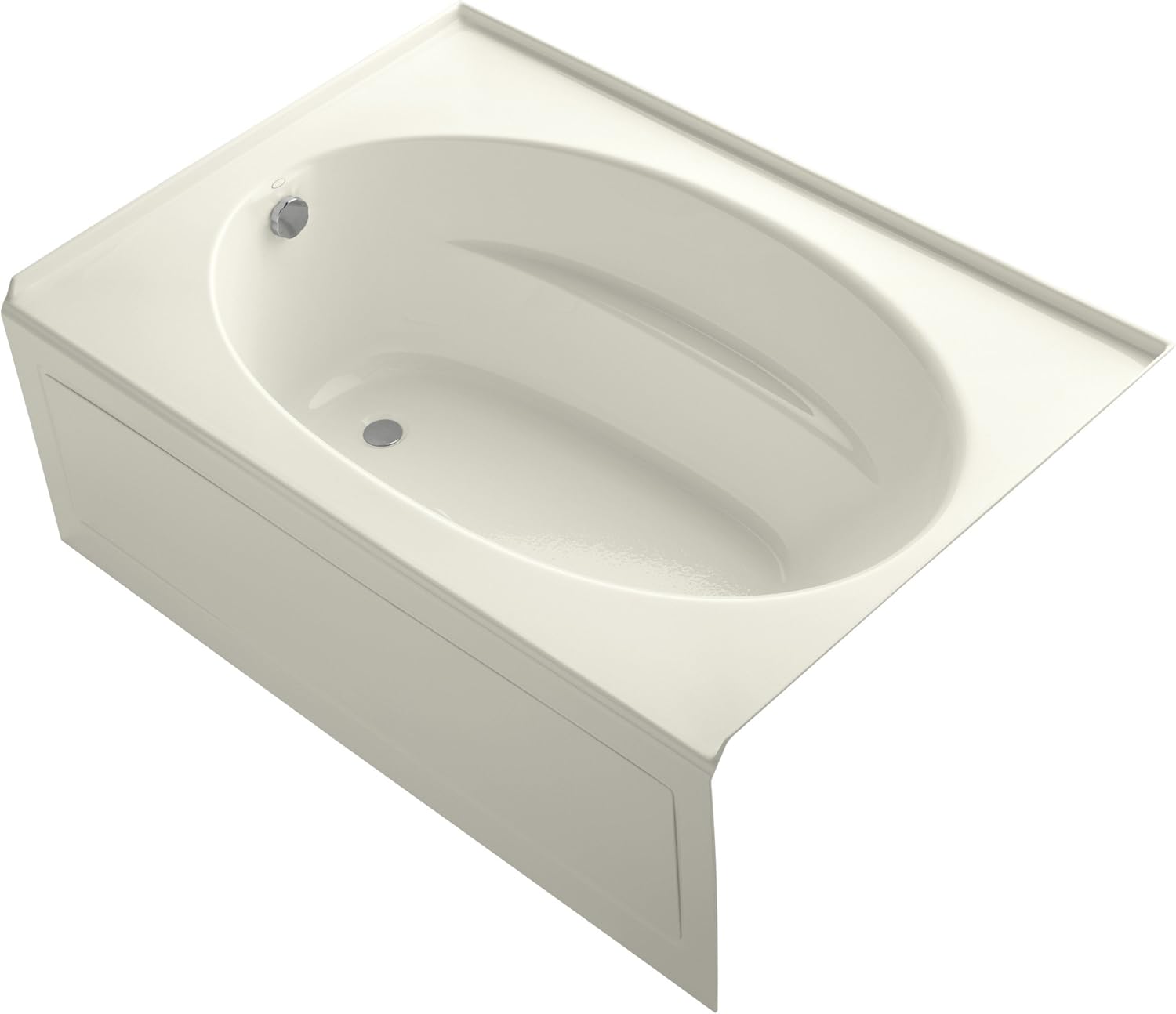 KOHLER Windward 42-in X 60-in White Acrylic Oval Drop-In Soaking - View #11