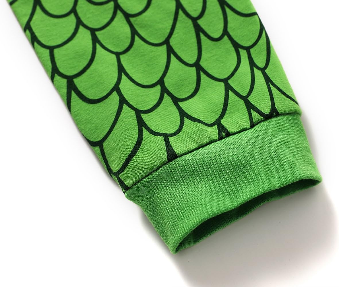 Little Boys Pajamas Fire Truck Kids Train 2 Piece Pjs Dinosaur Sleepwear Toddler Boy Tractor Clothes Sets 2-7 Years - Image 6