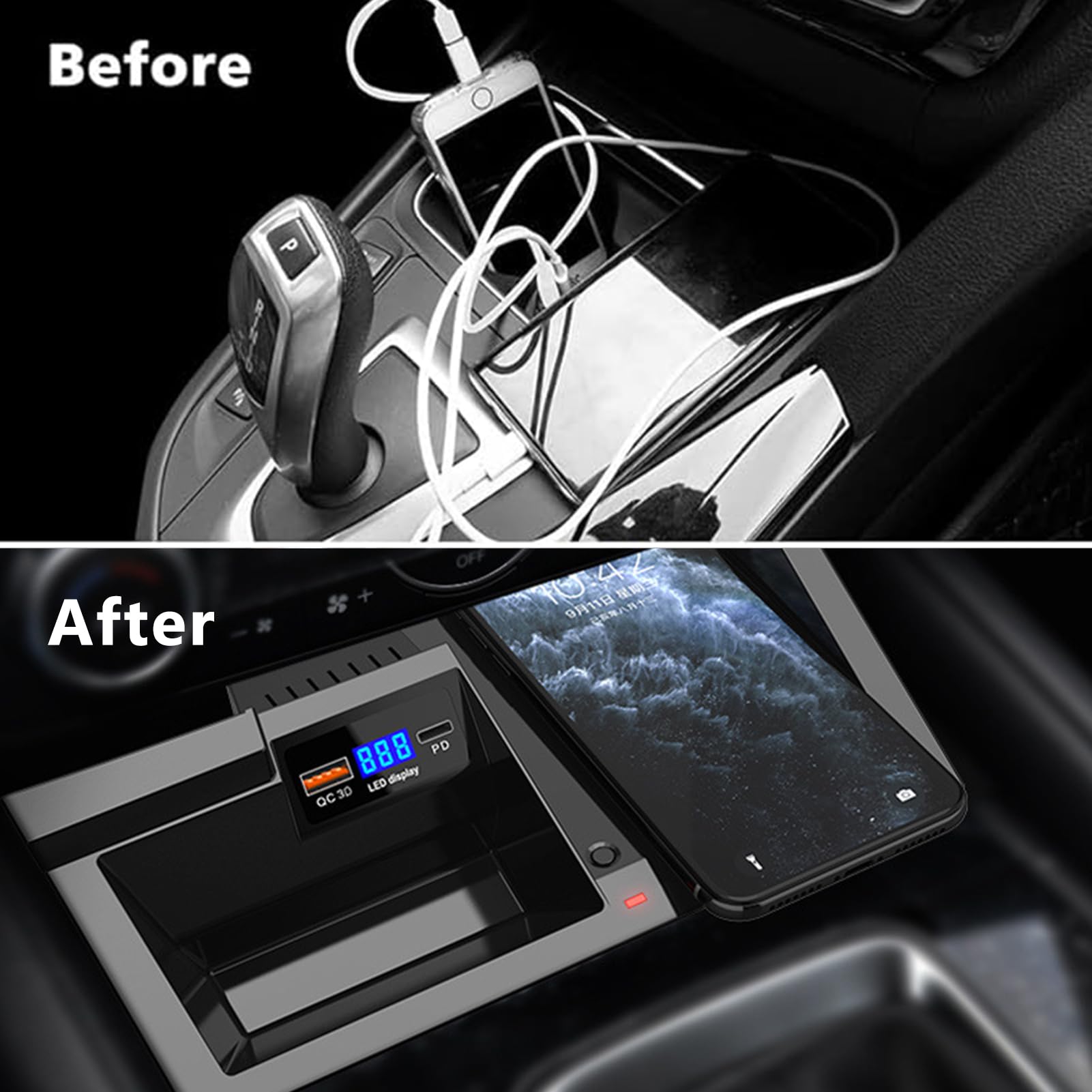 Amazon.co.jp: マツダ CX5用 ワイヤレス車載充電器 CX-5アクセサリー