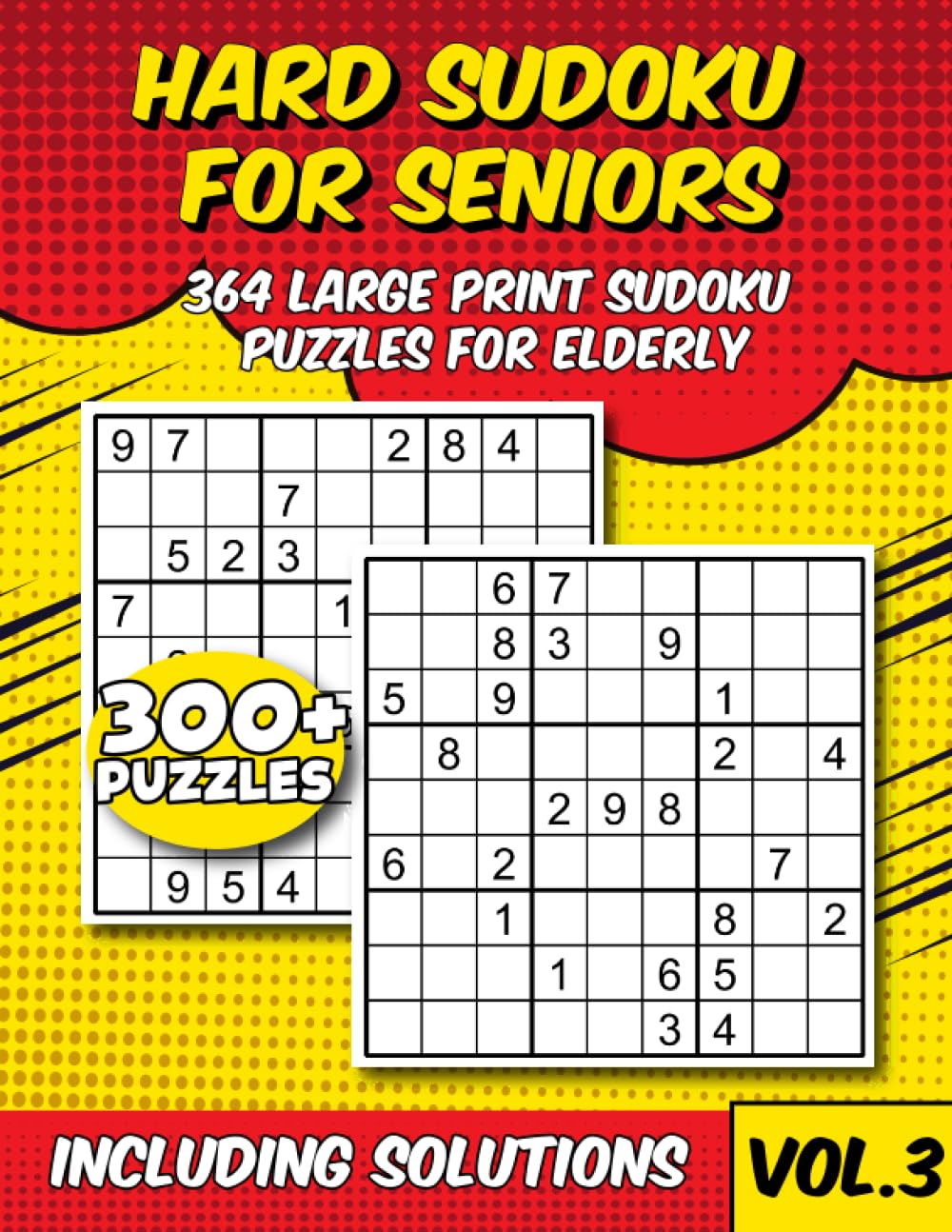 Hard Sudoku for Seniors 320 Large Print Sudoku Puzzles for Elderly