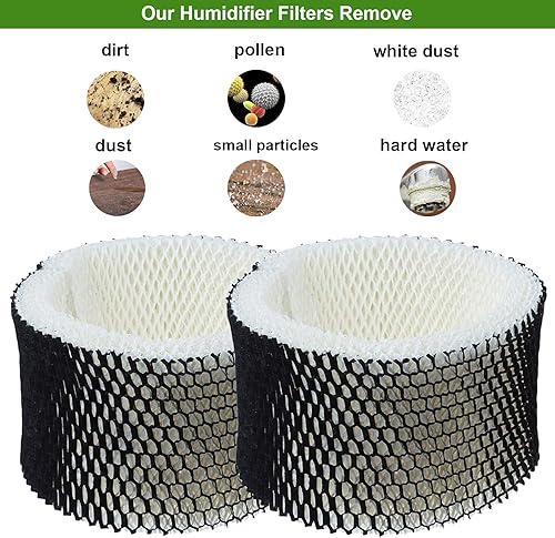 Miniatura 5 de Paquete de 8 filtros de absorción de humidificador compatibles con filtro de repuesto Holmes humidificador HWF62 y HWF62CS, filtro A
