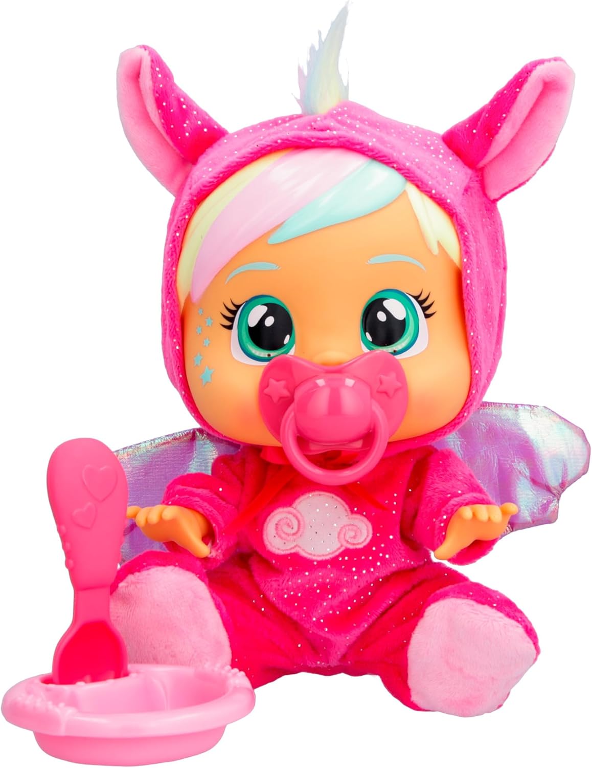 Crying Babies Loving Care Fantasy Hannah | Real Tears Crying Baby Doll with Pajamas and 3 Accessories - Toy and Gift for Boys and Girls 3 Years and Up