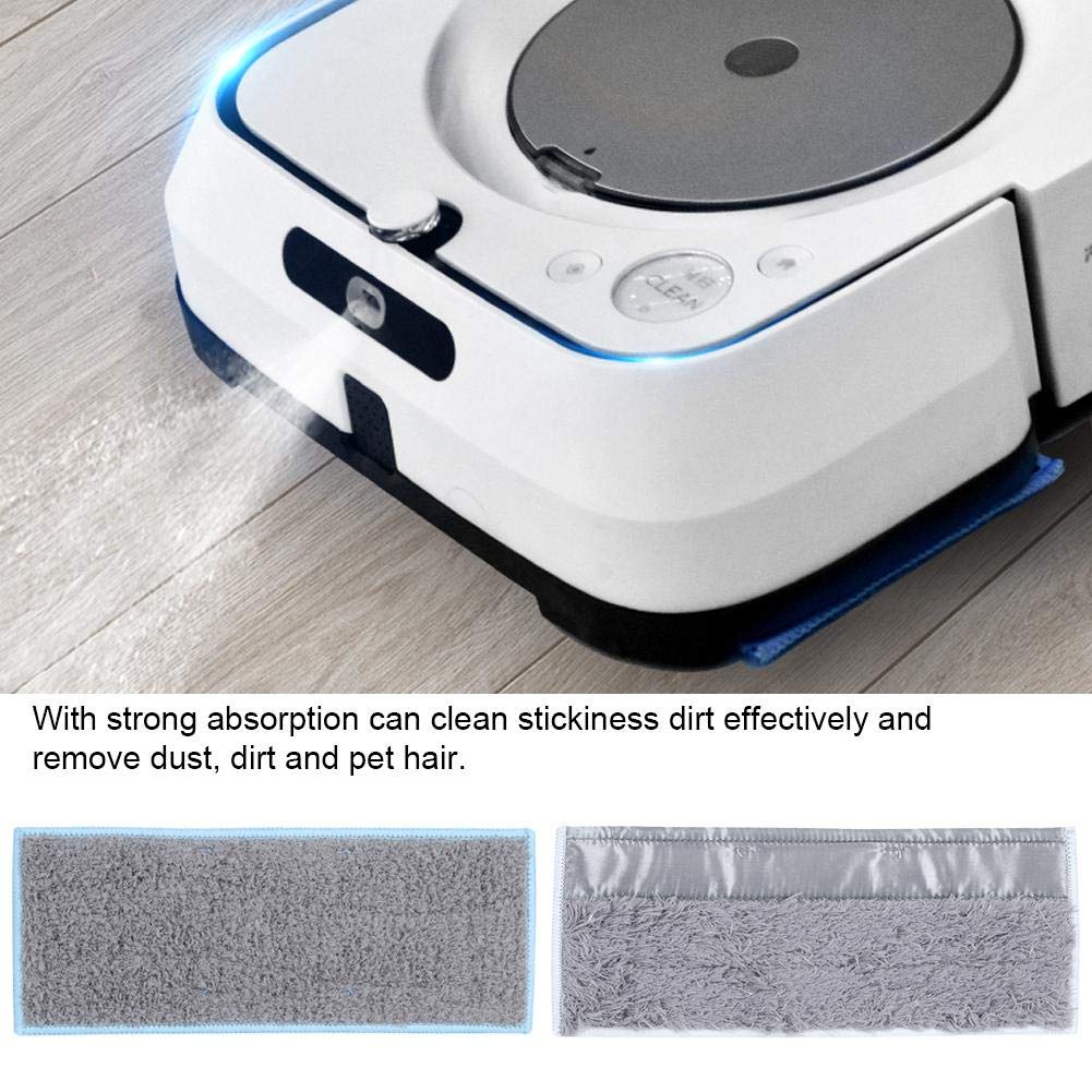 Mop Piatto con Secchio Autostrizzante - Kit Pulizia Pavimenti con 10 Panni