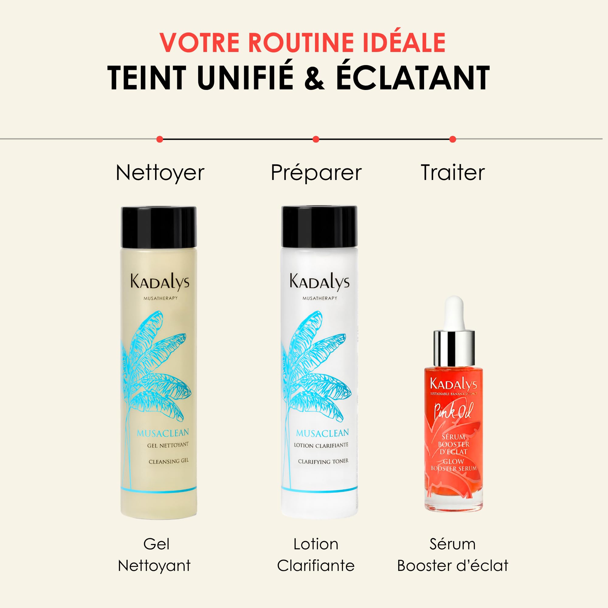 Sérum Booster d’Éclat Pink Oil certifié BIO – Sérum Visage Éclat Anti-Taches – Pink Oil Banane Rose & Gingembre, Fabriqué en France 30 ml