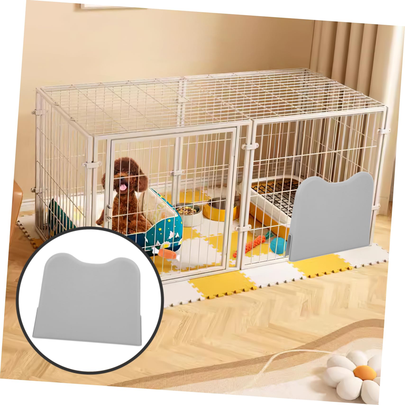 Amazon.co.jp: POPETPOP 箱 犬用トイレ用品 犬用ケージの尿ガード 犬の