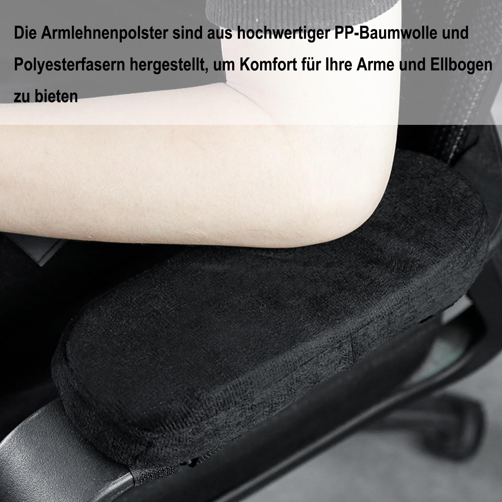 Cuscini Braccioli 2 Pezzi | Supporto Antiscivolo Per Sedie Ufficio E Gaming - Foto 4