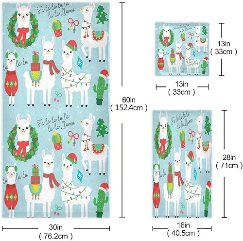 Miniatura 2 de Juego de 3 toallas de playa a cuadros de girasoles amarillos de otoño con flores florales de tartán blanco y negro, suaves, finas, duraderas,