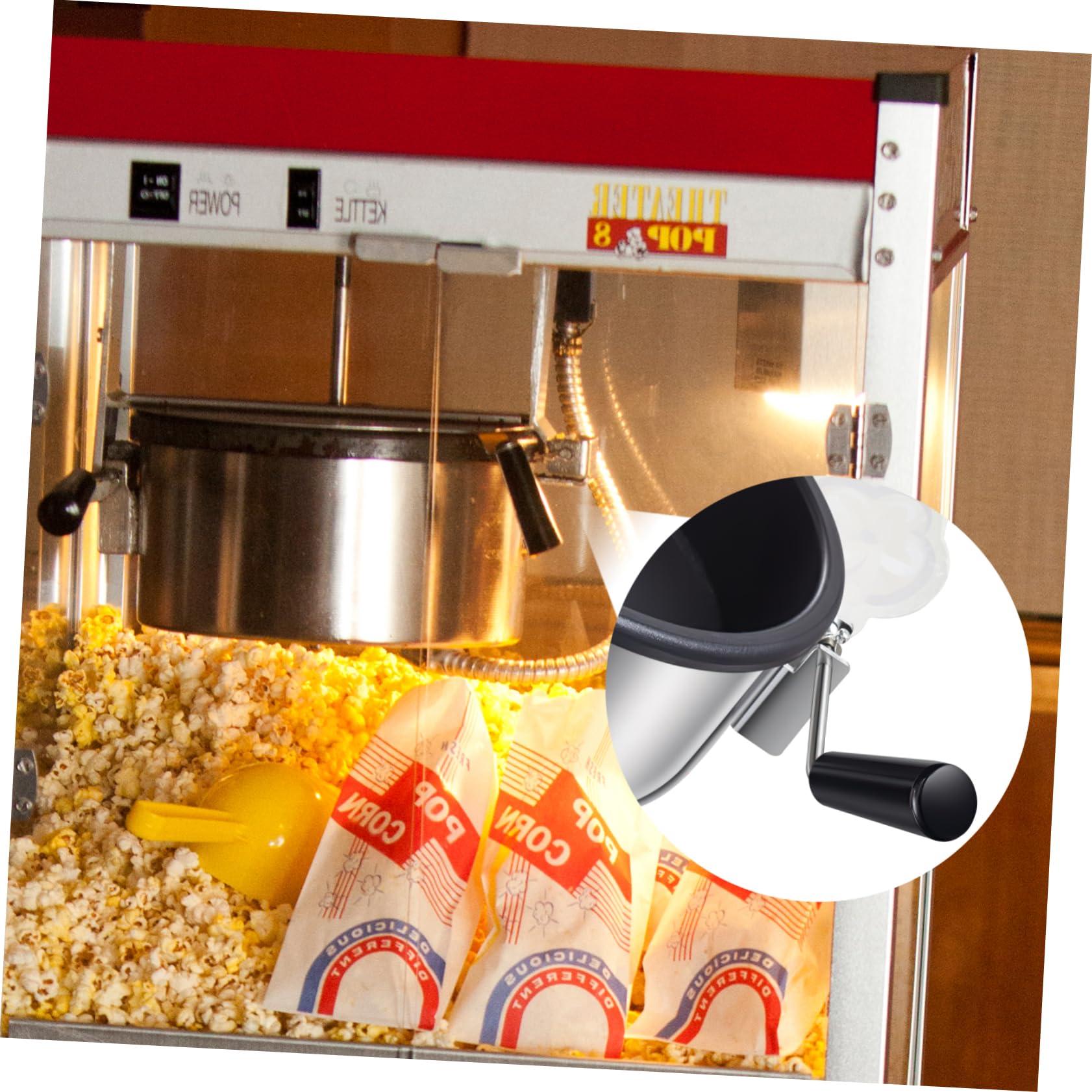 SOLUSTRE 4pcs Popcorn Maker Pot Lid Handle Replacement Knob for Popcorn Popper Easy to Use